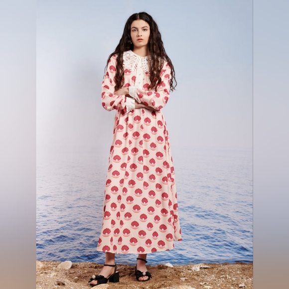 Sister Jane Pure Pearls Midi Dress - Veiled Rose - Picture 2 of 10